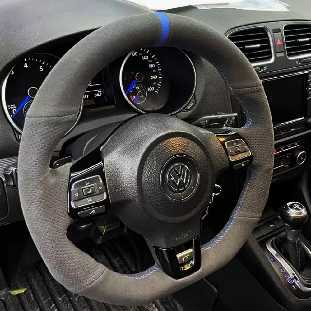 Car Steering Wheel Cover Anti Slip Breathable - Juste de volant de voiture en