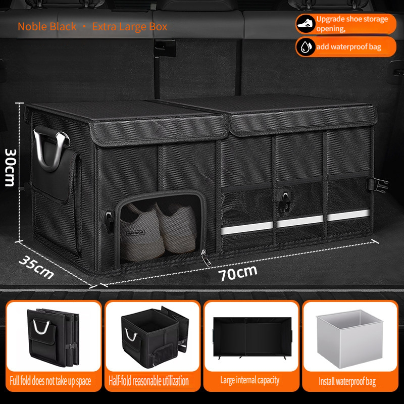 Car Trunk Organizer Foldable Storage Box - Sac de rangement pliable imperméable en