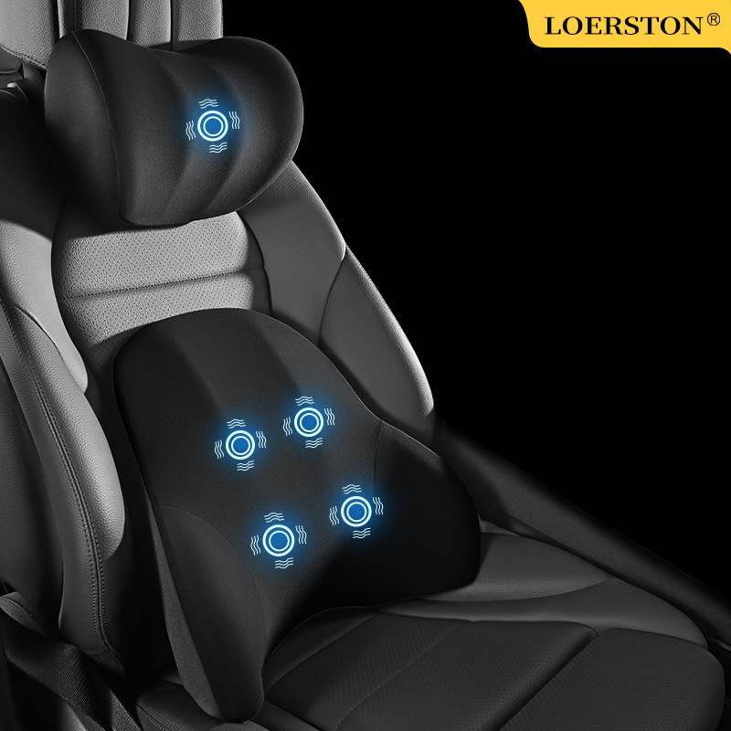 Memory Foam Car Neck Pillow Lumbar Support - Coussin de soutien lombaire de voiture