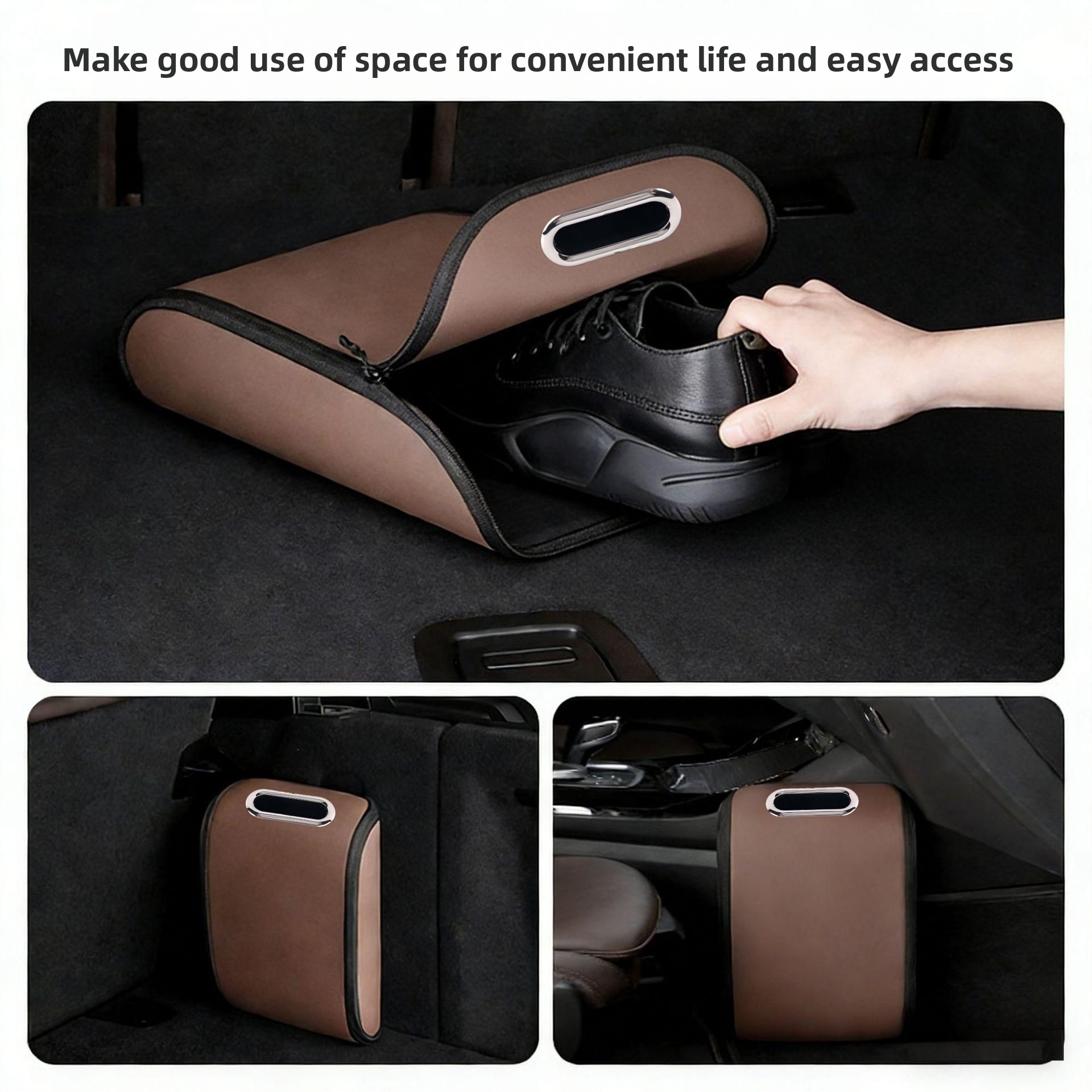 Sac de rangement pour coffre d - Car Trunk Organizer Foldable Storage Box avis et prix