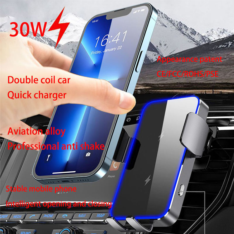 Support de téléphone portable  - Wireless Car Charger Mount Fast Charging avis et prix