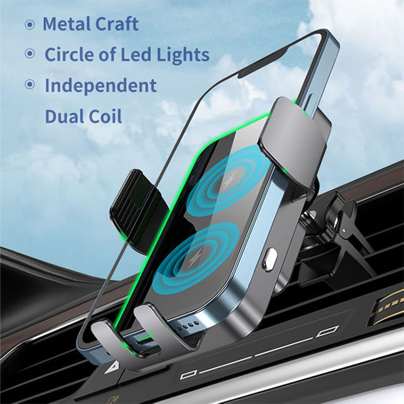 Support de téléphone portable  - Wireless Car Charger Mount Fast Charging avis et prix