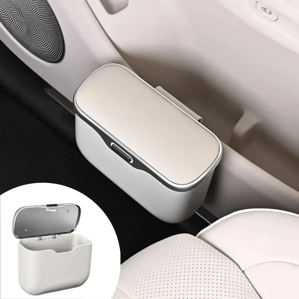Poubelle de voiture portable,  - Waterproof Car Trash Can With Lid avis et prix