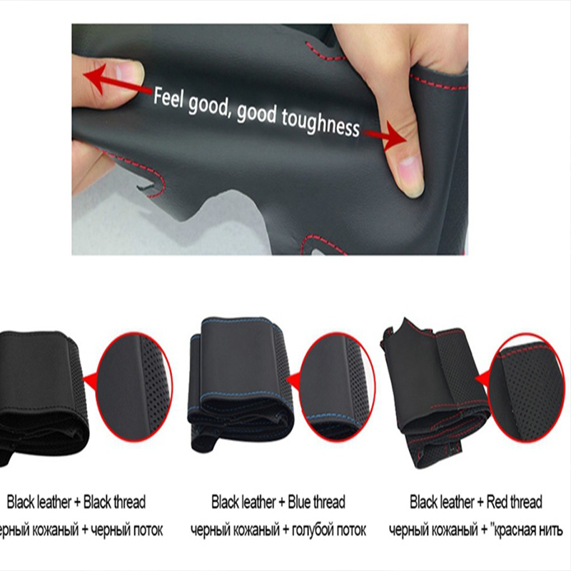 Pour Citroën C5 2007-2015, hou - Car Steering Wheel Cover Anti Slip Breathable avis et prix