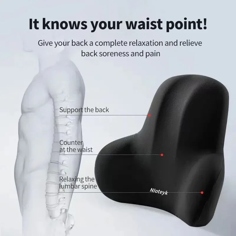 Coussin de Cou en Mousse à Mém - Memory Foam Car Neck Pillow Lumbar Support avis et prix
