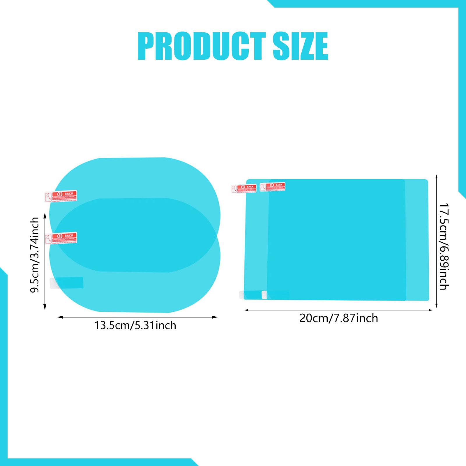 Film pour vitres latérales de  - Anti Glare Car Rearview Mirror Film avis et prix