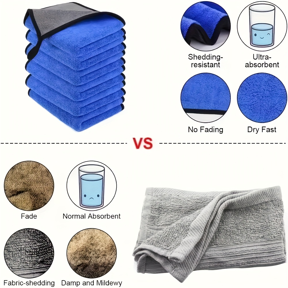 1-10 pièces de serviettes de n - Microfiber Car Drying Towel Super Absorbent avis et prix