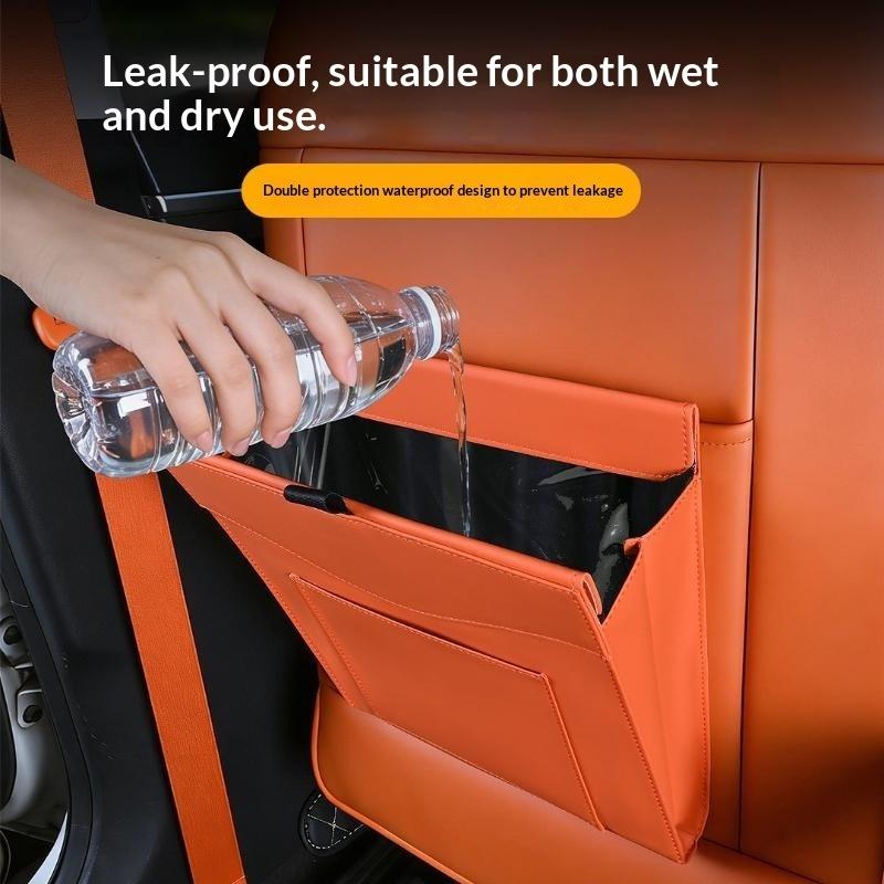 Poubelle de voiture étanche, m - Waterproof Car Trash Can With Lid avis et prix