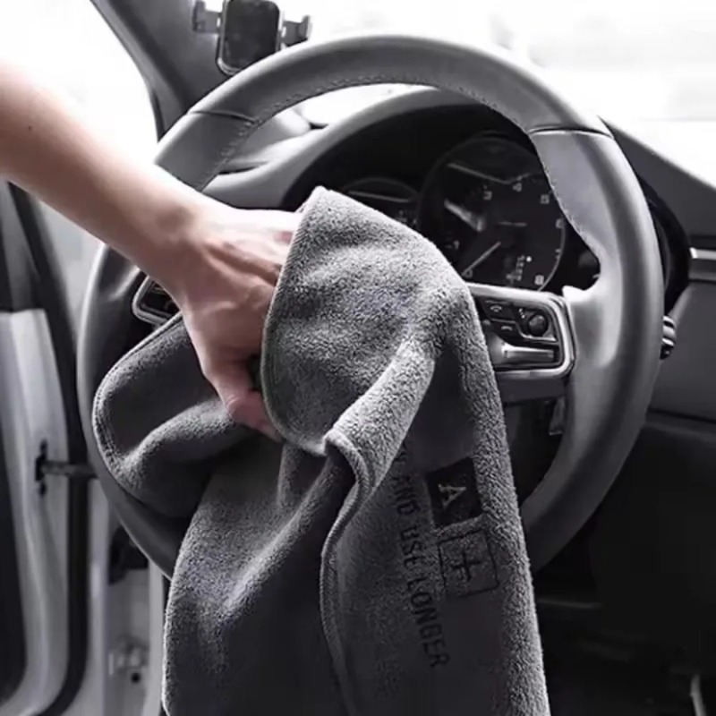 10/1PCS Serviettes de lavage d - Microfiber Car Drying Towel Super Absorbent avis et prix