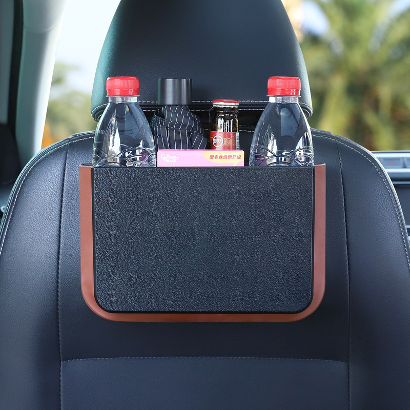 Poubelle de voiture pliable po - Waterproof Car Trash Can With Lid avis et prix